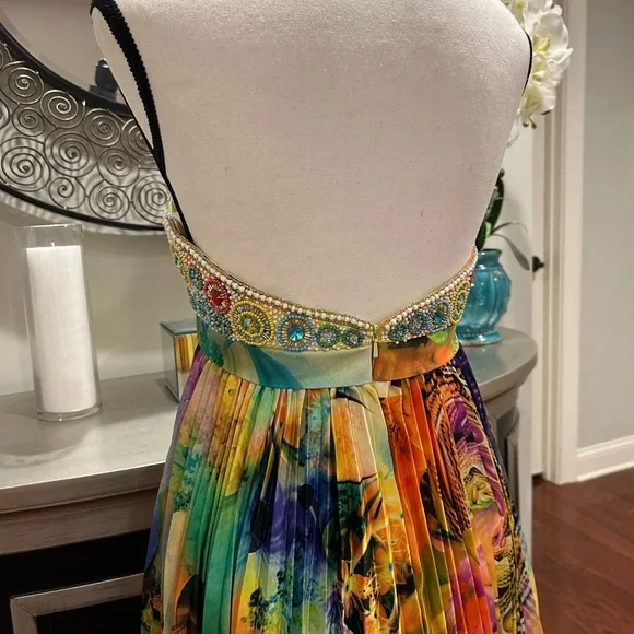 Sherri Hill Multi-Color Beaded Strapless Prom Dress - **reposhed - Picture 6 of 9